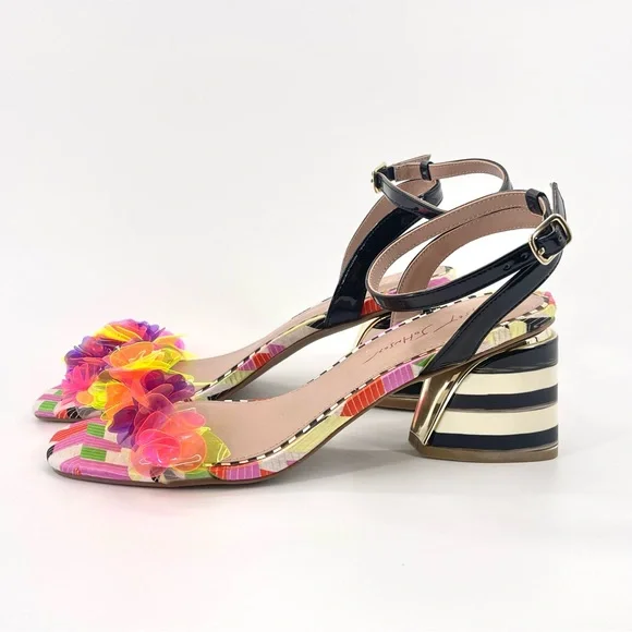 Betsey Johnson Multicolor Floral Sandals - Picture 2 of 6